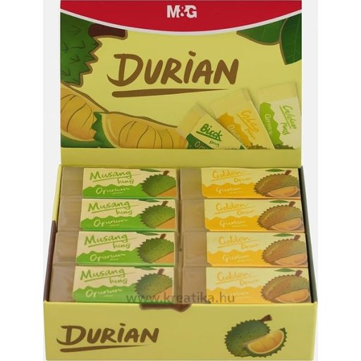 Radír, illatos M&G "Durian" vegyes színek