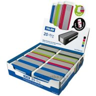   Radír, műanyag tokos Milan 320 "Office" vegyes színek