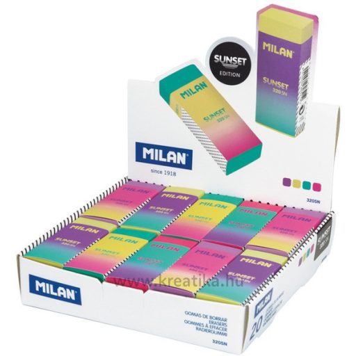 Radír Milan 320 "Sunset" vegyes színek