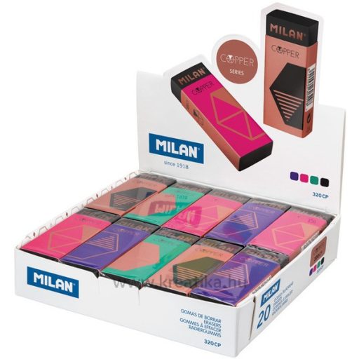 Radír Milan 320 "Copper" fekete