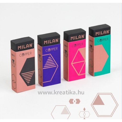 Radír Milan 320 "Copper" fekete