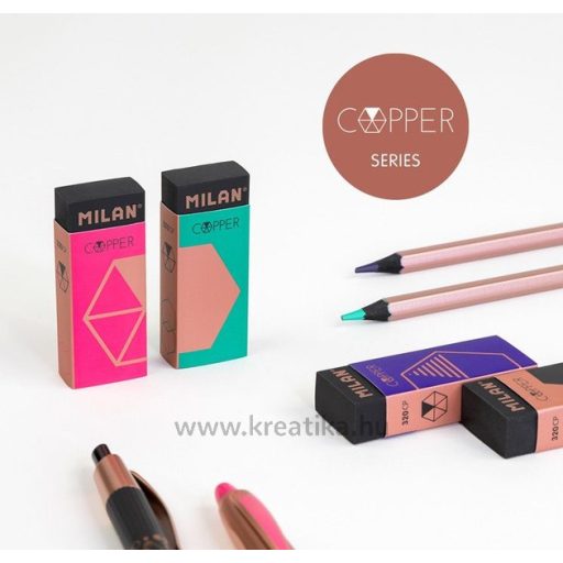 Radír Milan 320 "Copper" fekete