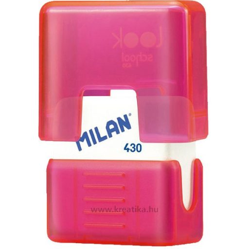 Radír, műanyag tokos Milan 430 "Look" vegyes színek