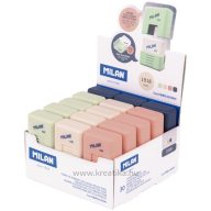   Radír, műanyag tokos Milan 430 "1918 Series" vegyes színek