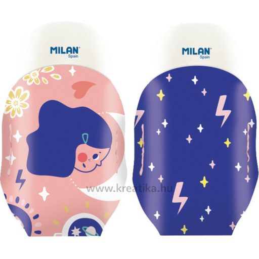 Radír, műbőr tokos Milan 1012 "Magic" vegyes minta