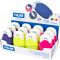 Radír, műanyag tokos Milan 1012 "School" vegyes színek