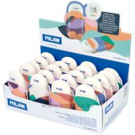   Radír, műbőr tokos Milan 1012 "The Fun" vegyes minta