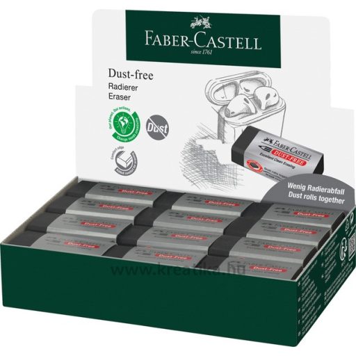 Radír, forgácsmentes Faber-Castell fekete
