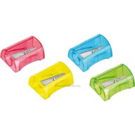 Hegyező 1 lyukú, műanyag Deli "Comiko