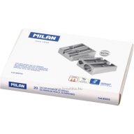 Hegyező 2 lyukú, fém Milan