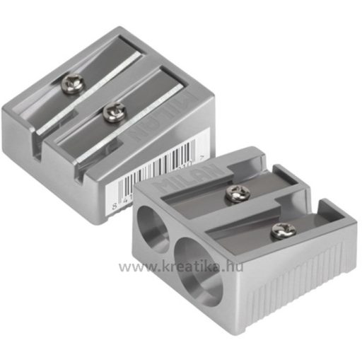 Hegyező 2 lyukú, fém Milan