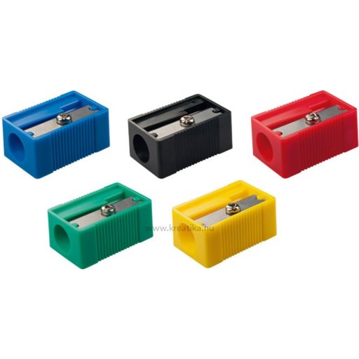 Hegyező 1 lyukú, műanyag Milan