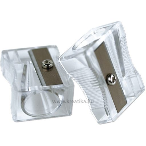 Hegyező 1 lyukú, műanyag, maxi Milan "Maxi