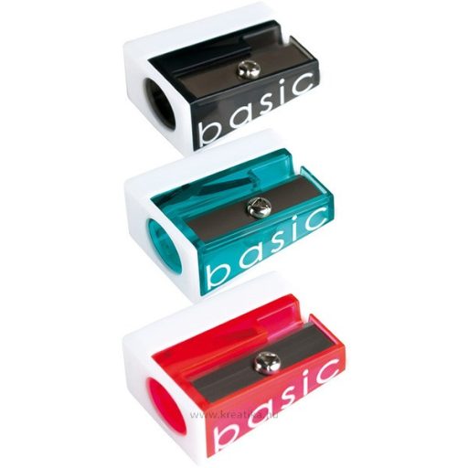 Hegyező 1 lyukú Milan "Basic" vegyes színek