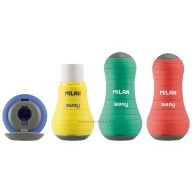 Hegyező 1 lyukú, tartályos, radírral Milan "Sway