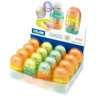   Hegyező 1 lyukú, tartályos, radírral Milan "Capsule" New Look