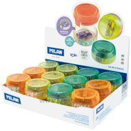   Hegyező 1 lyukú, tartályos Milan "Spin" New Look