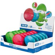 Hegyező 1 lyukú, tartályos, radírral Milan "Bubble