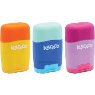 Hegyező 2 lyukú, tartályos, radírral M&G "Kacaco