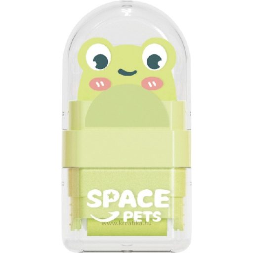 Radír, műanyag tokos M&G "Space Pets" vegyes színek