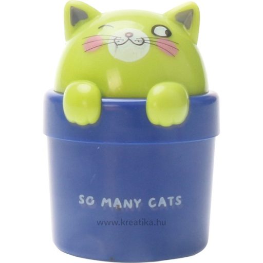 Hegyező 1 lyukú, tartályos M&G "So Many Cats