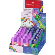   Hegyező 2 lyukú, tartályos Faber-Castell "Unicorn & Dinosaur" vegyes színek