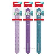   Vonalzó 30 cm Faber-Castell "Sparkle" vegyes színek