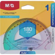 Szögmérő műanyag 180° 120 mm M&G