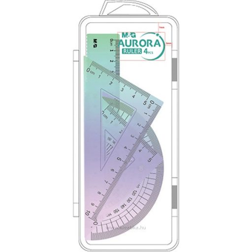 Vonalzókészlet 4 db-os M&G "Aurora