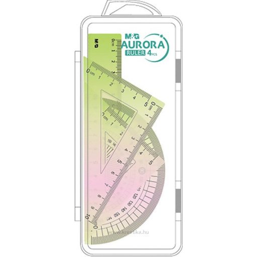 Vonalzókészlet 4 db-os M&G "Aurora