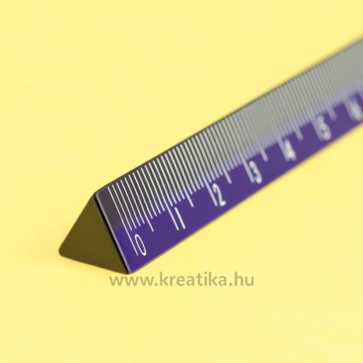 Vonalzó 15 cm háromszögletű Milan "Acid" vegyes színek