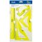 Vonalzókészlet 4 db-os Milan "Flex" Acid sárga