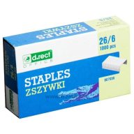 Tűzőkapocs 26/6 d.rect