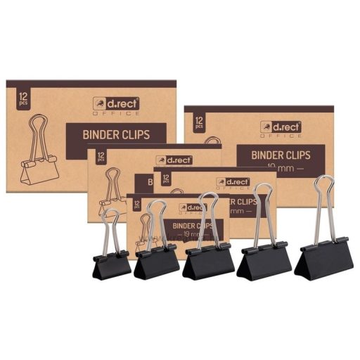 Bindercsipesz 25 mm 12 db/doboz d.rect