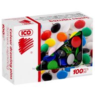 Rajzszeg 100 db ICO színes