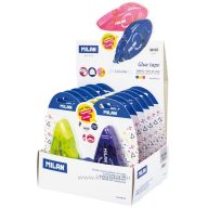   Ragasztó roller 8,4 mm x 12 m Milan "Acid" vegyes színek