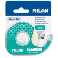   Ragasztószalag, adagolóval 19 mm x 33 m Milan "Invisible