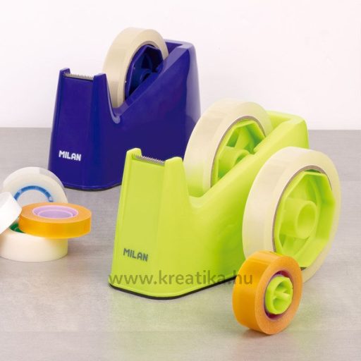 Ragasztószalag adagoló 19 mm x 66 m Milan "Acid" kék