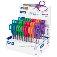 Olló, iskolai 5,5 cm Milan "Basic