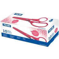 Olló, iskolai 13,4 cm Milan "Basic" piros