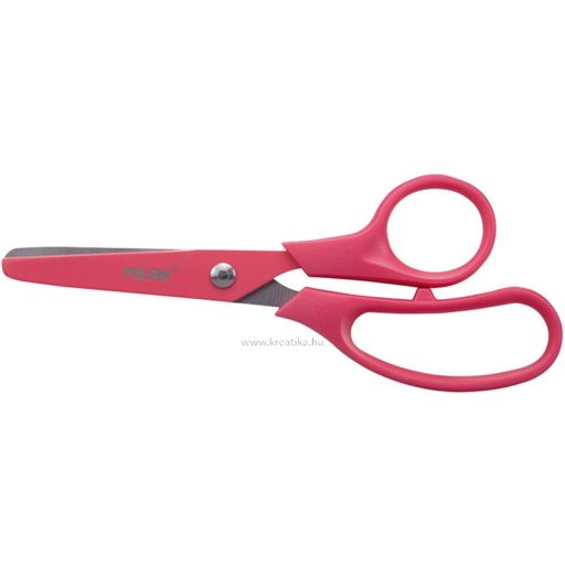 Olló, iskolai 13,4 cm Milan "Basic" piros