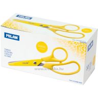 Olló, iskolai 13,4 cm Milan "Basic" sárga