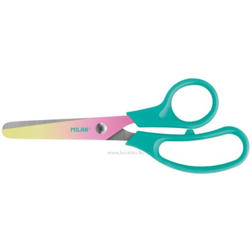 Olló, általános 13,4 cm Milan "Basic" Sunset türkiz