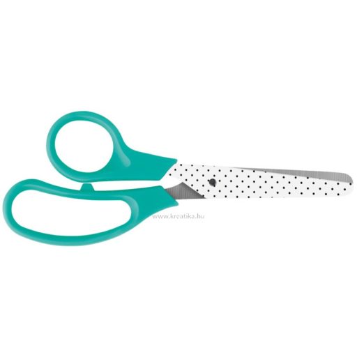 Olló, általános 13,4 cm Milan "Basic" Sunset türkiz