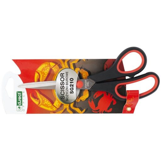 Olló, általános 21 cm gumírozott fogórész d.rect "SG-210