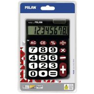 Számológép asztali 8 számjegy Milan 151708 fekete