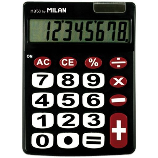 Számológép asztali 8 számjegy Milan 151708 fekete