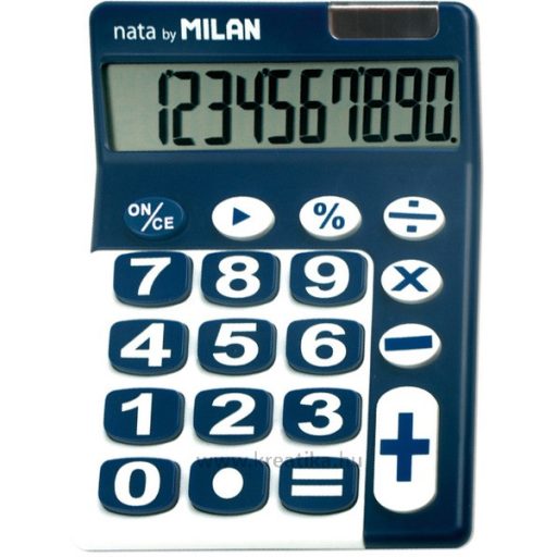 Számológép asztali 10 számjegy Milan 150610 "Duo" kék