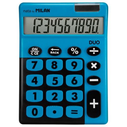 Számológép asztali, 10 számjegy Milan 150610 "Touch" kék