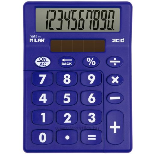 Számológép asztali, 10 számjegy 6 db/display Milan 159906 "Acid
